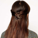 Barrette Epingle à Cheveux Demi Lune