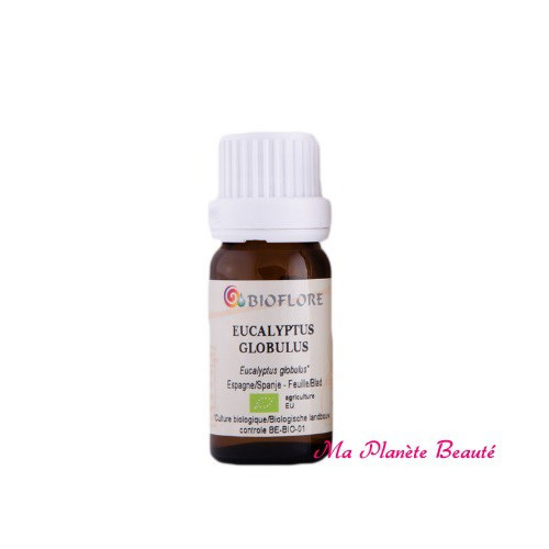 Huile Essentielle d'Eucalyptus Globulus Bio Bioflore chez Ma Planète Beauté