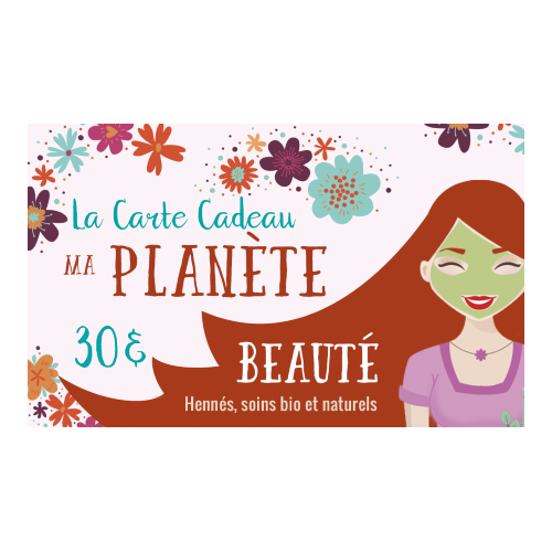 La Carte Cadeau Ma Planète Beauté d'une valeur de 30€