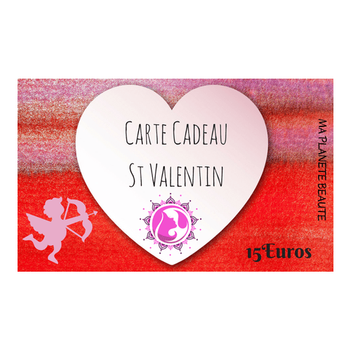 Carte Cadeau St Valentin 15€