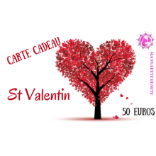 Carte Cadeau St Valentin 50€