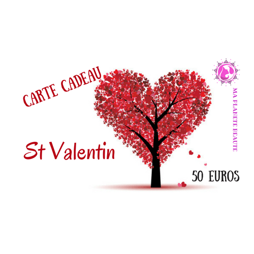 Carte Cadeau St Valentin 50€