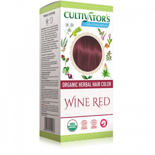 Coloration Végétale Biologique Wine Red - Cultivator's Colors From Nature - MA PLANETE BEAUTE