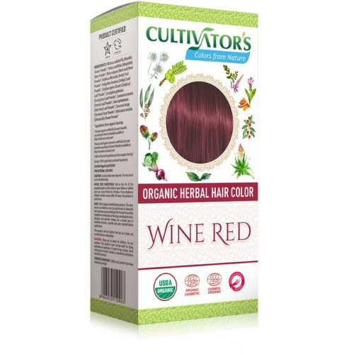 Coloration Végétale Biologique Wine Red - Cultivator's Colors From Nature - MA PLANETE BEAUTE