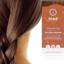 Coloration Châtain Doré (Golden Brown) - Khadi