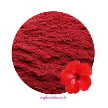 Poudre d'Hibiscus d'Egypte - MA PLANETE BEAUTE