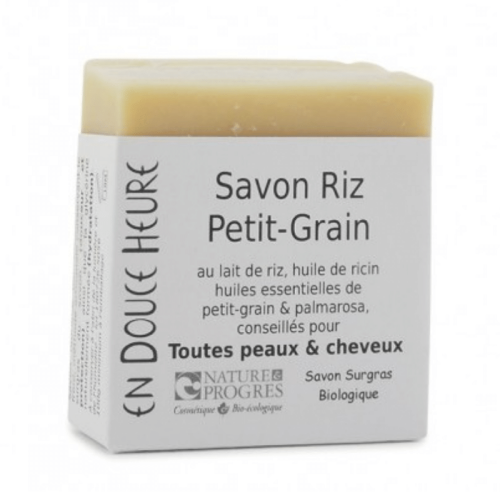 Savon Bio Riz Petit Grain | Corps et Cheveux - En Douce Heure