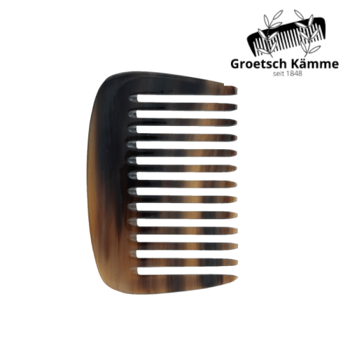 Peigne pour Barbe fine en Corne - Accessoires naturels Martin Groetsch