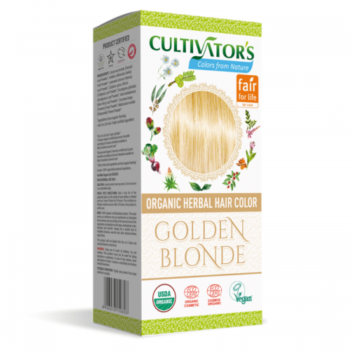 Coloration Végétale Biologique "Golden Blonde" (Blond Doré) - Cultivator's Colors From Nature