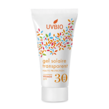 Gel Solaire Transparent Visage SPF 30 - UVBIO