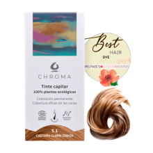 Teinte 5.1 - Châtain Clair Cendré - Coloration Capillaire Végétale | Chroma - MA PLANETE BEAUTE