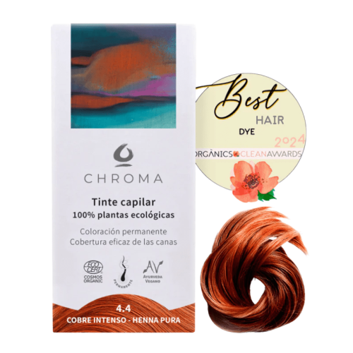 Teinte 4.4 - Cuivré Intense - Henné Pur - Coloration Capillaire Végétale Bio| Chroma - MA PLANETE BEAUTE