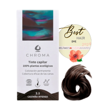 Teinte 2.1 - Châtain Intense - Coloration Capillaire Végétale Bio | Chroma