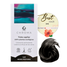 Teinte 1.0 - Noir Profond - Coloration Capillaire Végétale Bio | Chroma
