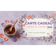 Carte cadeau St Valentin 30€