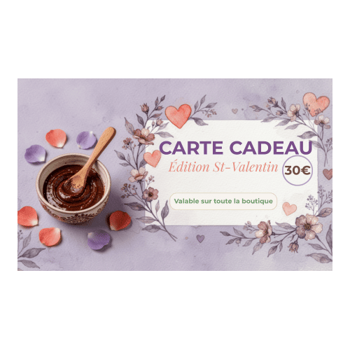 Carte cadeau St Valentin 30€