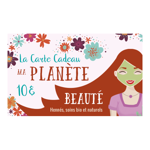 La Carte Cadeau Ma Planète Beauté d'une valeur de 100€