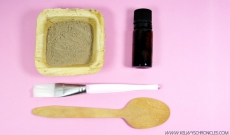 Masque purifiant au ghassoul et tea-tree par Kelwys Chronicles !