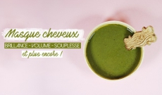 Masque cheveux naturel, Brillance, Volume, Souplesse et plus encore !